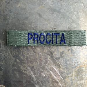 PROCITA Embroidered Vintage ‘Army Green’ Military Name Tape Patch